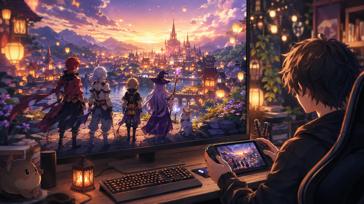 Games in the anime world